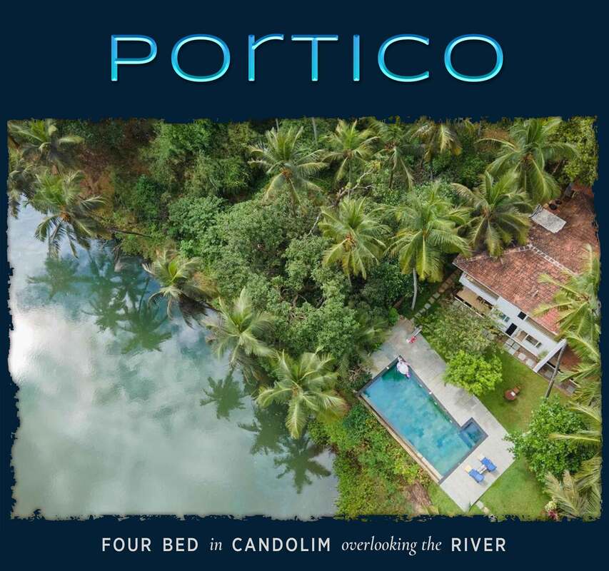 riverfront candolim villa with private pool