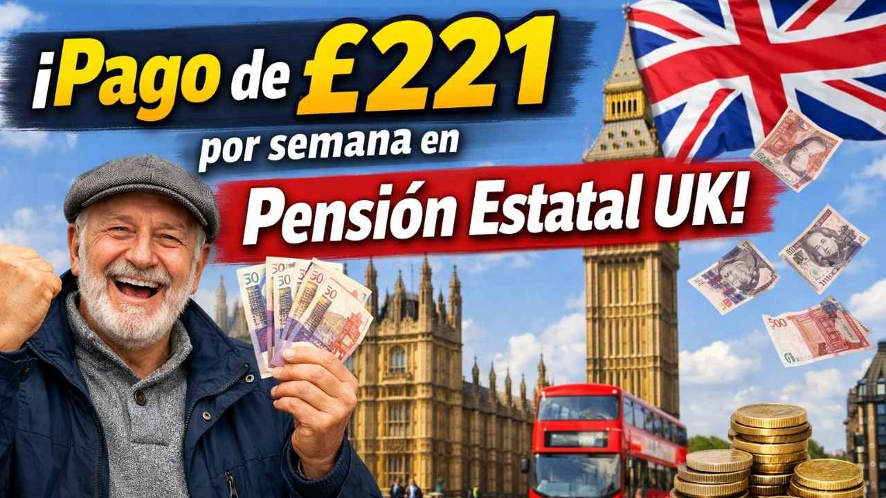 Pago de £221 por semana en pensión estatal UK — quién califica y cómo reclamar en abril 2026