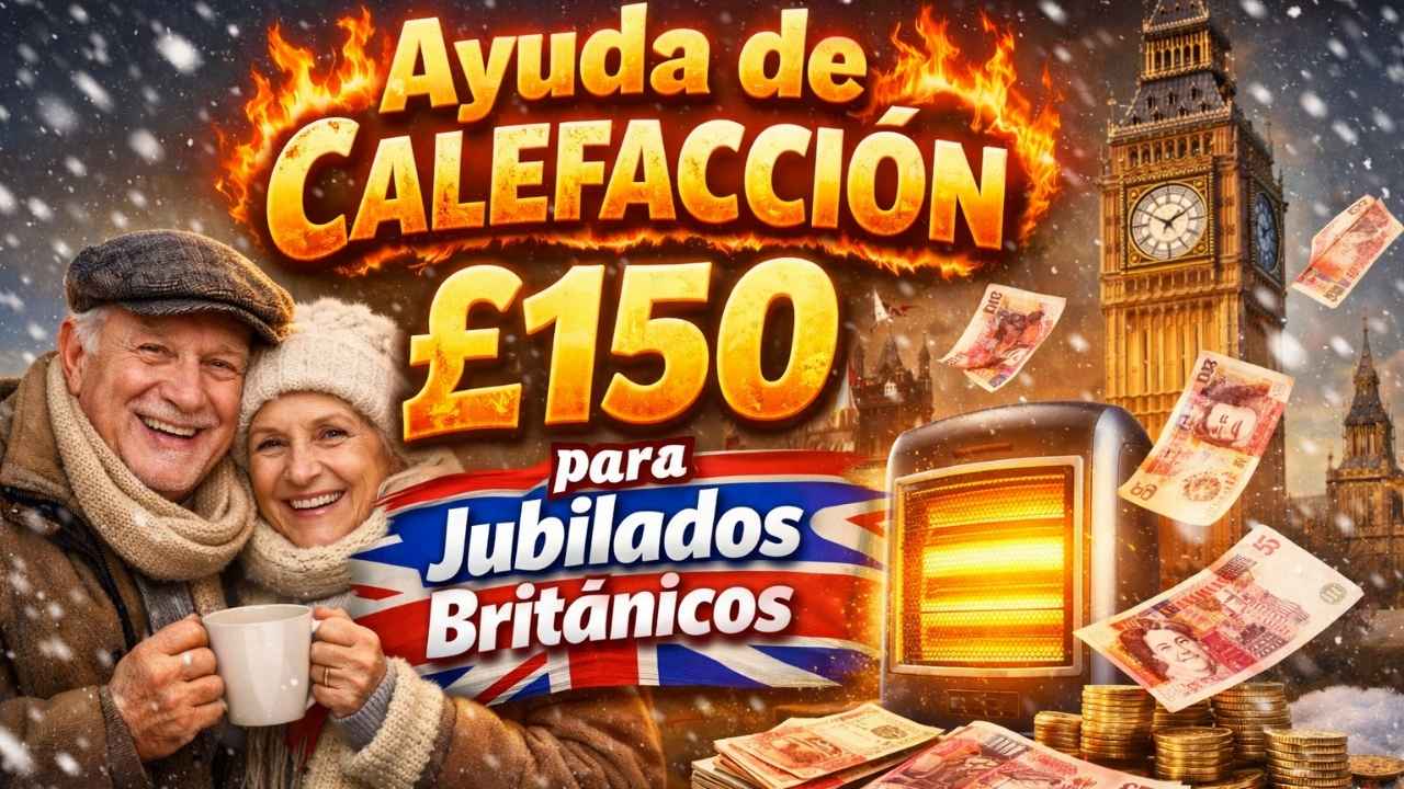 Ayuda de calefacción £150 para jubilados británicos — pasos de solicitud y fecha de depósito marzo 2026