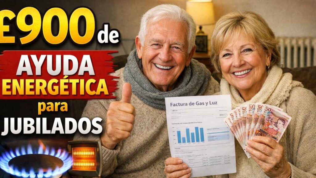 £900 de ayuda energética para jubilados — quién califica, cómo reclamar y fechas de pago en marzo 2026