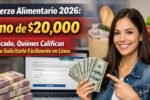 Refuerzo Alimentario 2026: Bono de $20,000 Explicado, Quiénes Califican y Cómo Solicitarlo Fácilmente en Línea
