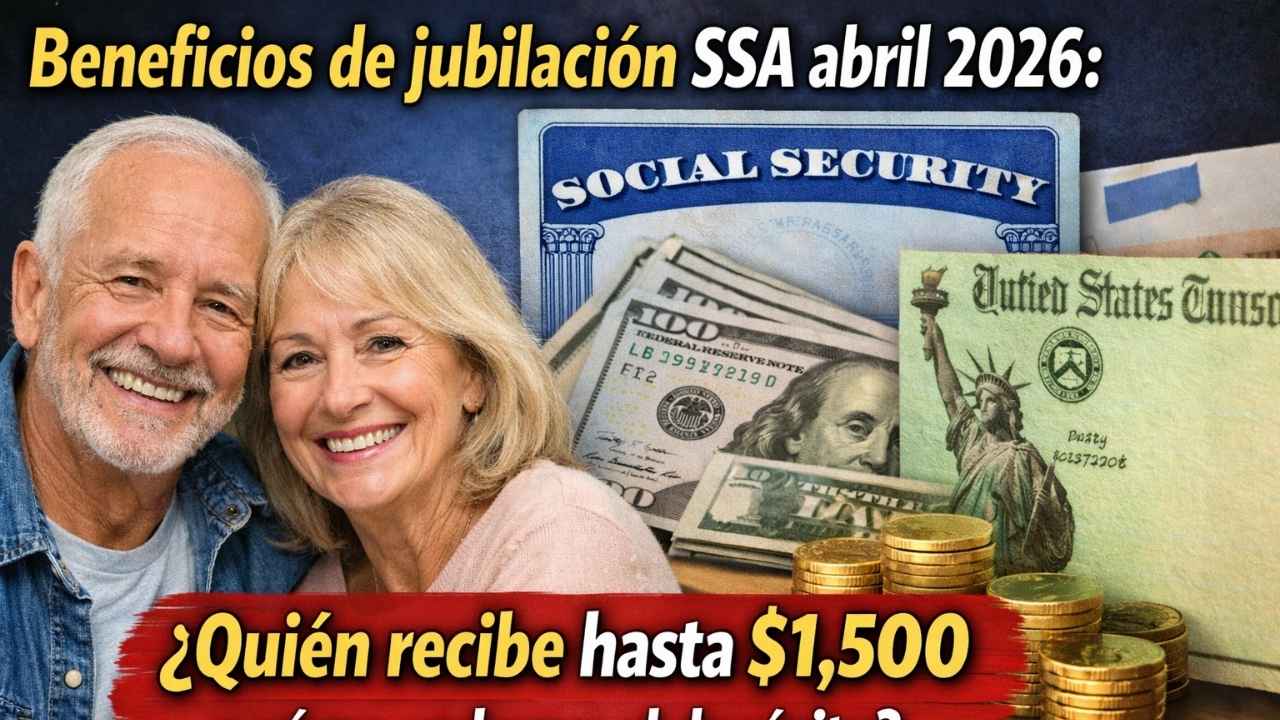 Beneficios de jubilación SSA abril 2026: quién recibe hasta $1,500 y cómo reclamar el depósito