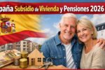 España Subsidio de Vivienda y Pensiones 2026: Quién Califica para €350 Mensuales y Cuándo Se Realizan los Pagos