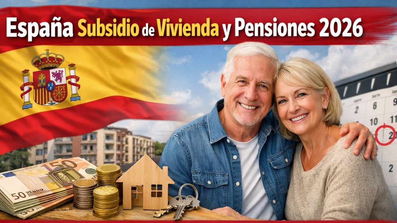 España Subsidio de Vivienda y Pensiones 2026: Quién Califica para €350 Mensuales y Cuándo Se Realizan los Pagos