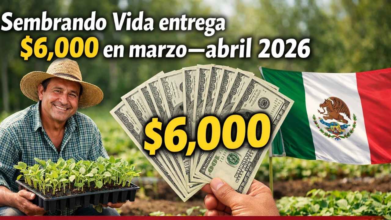 Sembrando Vida entrega $6,000 en marzo–abril 2026: quiénes son elegibles y cómo reclamar el beneficio